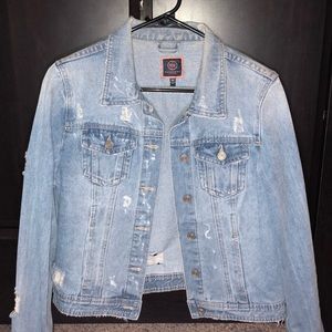 Distressed Jean Jacket